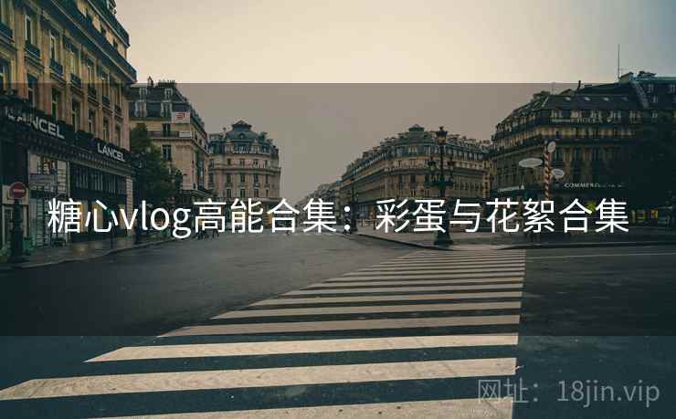 糖心vlog高能合集:彩蛋与花絮合集