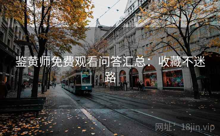 鉴黄师免费观看问答汇总：收藏不迷路
